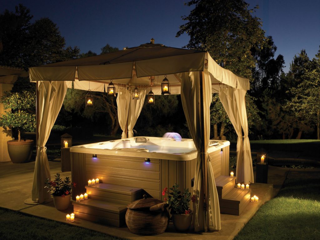 Decorating Your Hot Tub Gazebo for the Holidays