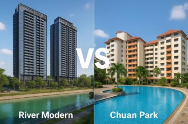 Comparison of River Modern and Chuan Park residential properties for investment in Singapore