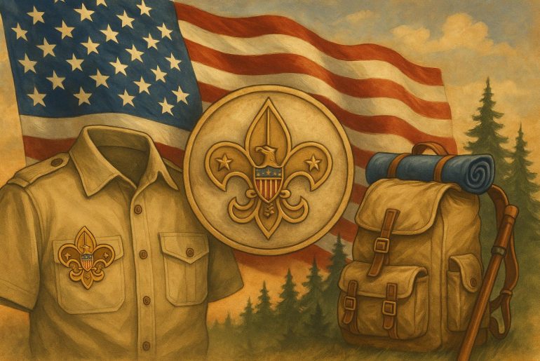 Scouting America program empowering youth development and leadership through outdoor activities