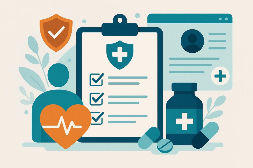 Healthcare compliance concept supporting personalized patient care, inspired by Jerome Jordan