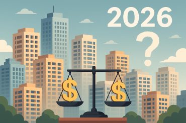 Modern condominium buildings representing real estate investment opportunities and future market trends