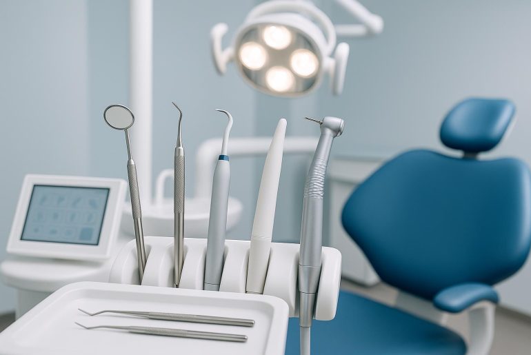 Modern dental clinic showcasing advanced equipment and tools for comprehensive patient care