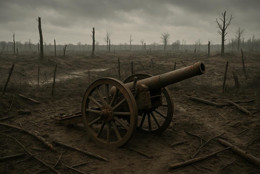 Illustration of alliances, militarism, and nationalist tensions contributing to World War I outbreak