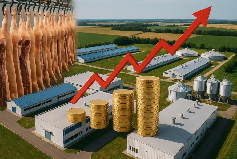 Large-scale meat and poultry production facility showcasing Carmistin’s advanced processing operations