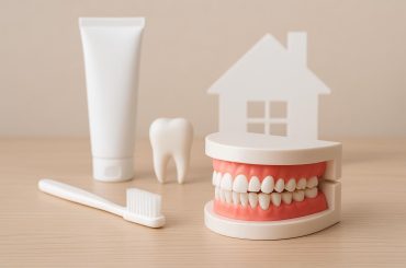 Family dental checkup at clinic highlighting importance of oral health for modern households