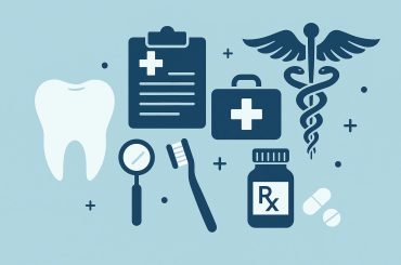 Dental tools on a tray in a clinic highlighting general dentistry care for chronic conditions