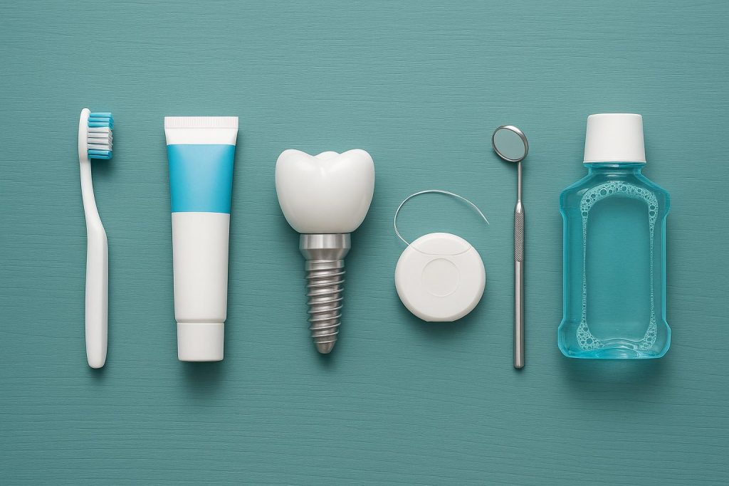 Dental implants maintenance essentials: tools and products for long-term oral health success