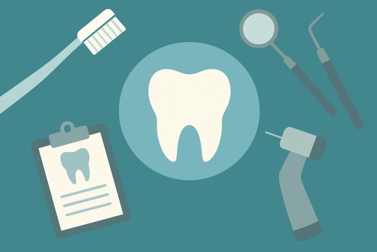 Family visiting dental clinic together, highlighting all-ages dental care in a welcoming environment